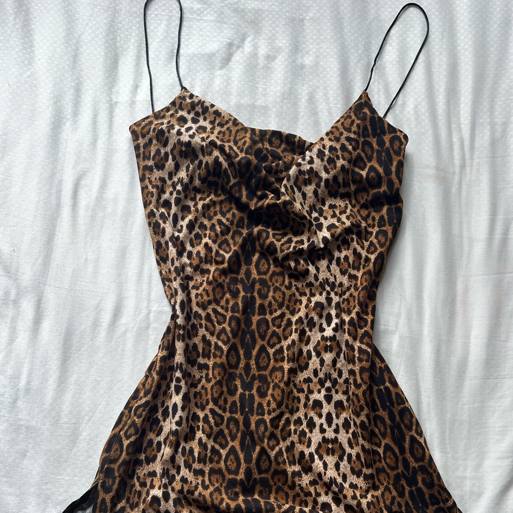 leopard print dress